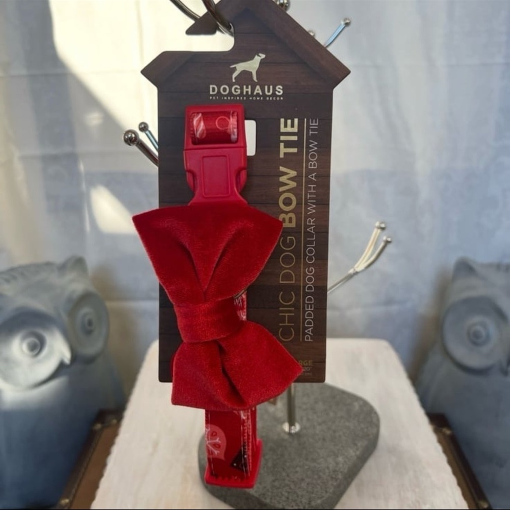 ⚡️Doghaus Dog Collar - Chic Dog Bow Tie - Size: Large (14-20)